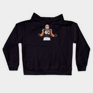 Peyton Hillis #40 Anger Reaction Kids Hoodie